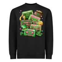 St Patrick's Day Cassette Tapes Heavyweight Sweatshirt | Teevron