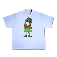 Grape Ice leprechaun girl faceless Urban Heavy Tee - MaliasSmallBusiness