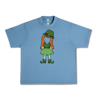 Pebble Blue leprechaun girl faceless Urban Heavy Tee - MaliasSmallBusiness