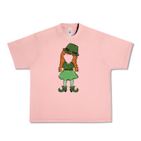 Salmon leprechaun girl faceless Urban Heavy Tee - MaliasSmallBusiness
