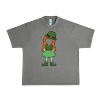 Tornado leprechaun girl faceless Urban Heavy Tee - MaliasSmallBusiness