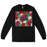 Black faith Long Sleeve Tee - NancyCooperArtShop