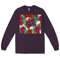 Plum faith Long Sleeve Tee - NancyCooperArtShop