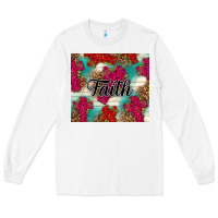 White faith Long Sleeve Tee - NancyCooperArtShop
