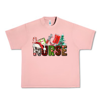 Salmon Christmas nurse Urban Heavy Tee - AdoDesignShop