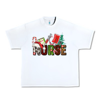 White Christmas nurse Urban Heavy Tee - AdoDesignShop