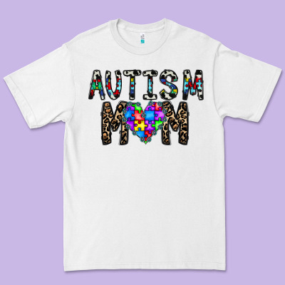 Autism Mom Premium Tee Designed By Cowhidedigitalart