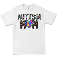 White autism mom Premium Tee - CowhideDigitalArt