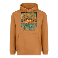 Meerkat Pumpkin junkie Heavyweight Hoodie - NancyCooperArtShop