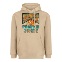 Mushroom Pumpkin junkie Heavyweight Hoodie - NancyCooperArtShop