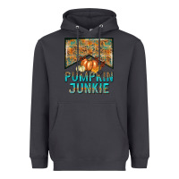 Smoke Pumpkin junkie Heavyweight Hoodie - NancyCooperArtShop