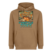 Toasted Coconut Pumpkin junkie Heavyweight Hoodie - NancyCooperArtShop