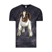 Cloud Black baby boer goat Vintage Tee - LillyAllenDesigns