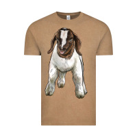 Vintage Coffee baby boer goat Vintage Tee - LillyAllenDesigns