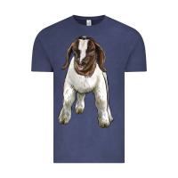 Vintage Denim baby boer goat Vintage Tee - LillyAllenDesigns