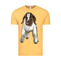 Vintage Mustard baby boer goat Vintage Tee - LillyAllenDesigns
