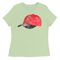 Matcha red softball cap fa element Ladies Tee - FaDigitalArtStudio