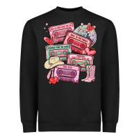 Valentines Day Cassette Tapes Heavyweight Sweatshirt | Teevron