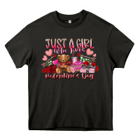 Asphalt just  girl who loves valentines day Heavy Core Tee - RacoonDesign
