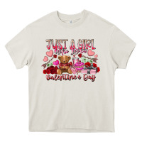 Cream just  girl who loves valentines day Heavy Core Tee - RacoonDesign