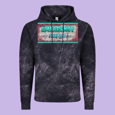 Western Emergency Nurse License Plate Template Vintage Hoodie Designed By Barkaloodesign