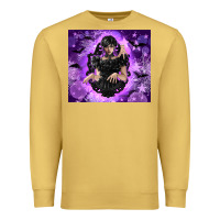 Antique Gold gothic girl night Premium Sweatshirt - TumblerDesignByShophia
