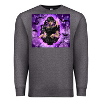 Charcoal Heather gothic girl night Premium Sweatshirt - TumblerDesignByShophia