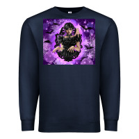 Navy gothic girl night Premium Sweatshirt - TumblerDesignByShophia