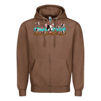 Chestnut french bulldogs Zipper Hoodie - Jasminsmagicworld