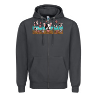 Smoke french bulldogs Zipper Hoodie - Jasminsmagicworld