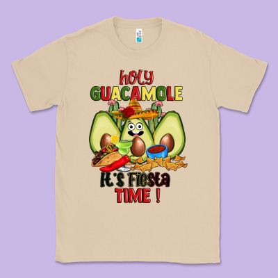 Holy Guacamole Its Fiesta Time Classic Tee Designed By Jahusdesignshop