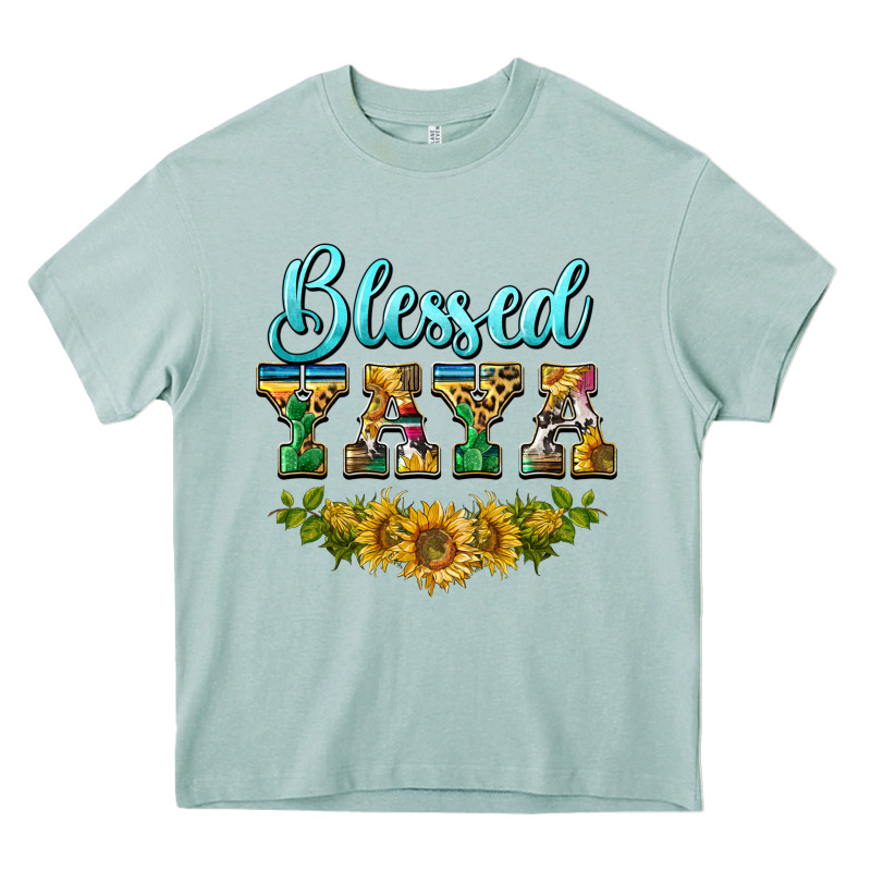 Blessed Yaya Heavy Core Tee by BarkalooDesign | Teevron