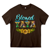 Chocolate Brown blessed yaya Heavy Core Tee - BarkalooDesign