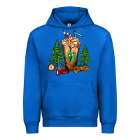 Cobalt camping cold drink frappe Urban Hoodie - FaDigitalArtStudio