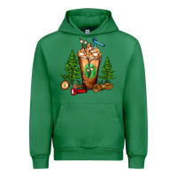 Emerald camping cold drink frappe Urban Hoodie - FaDigitalArtStudio