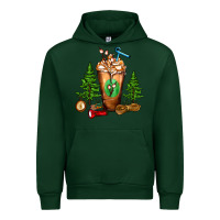 Forest Green camping cold drink frappe Urban Hoodie - FaDigitalArtStudio