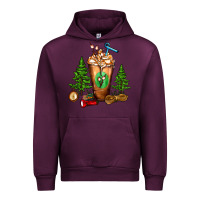 Mauve Wine camping cold drink frappe Urban Hoodie - FaDigitalArtStudio