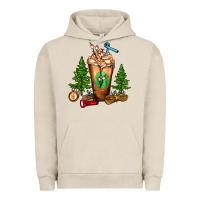 Pigment French Oak camping cold drink frappe Urban Hoodie - FaDigitalArtStudio