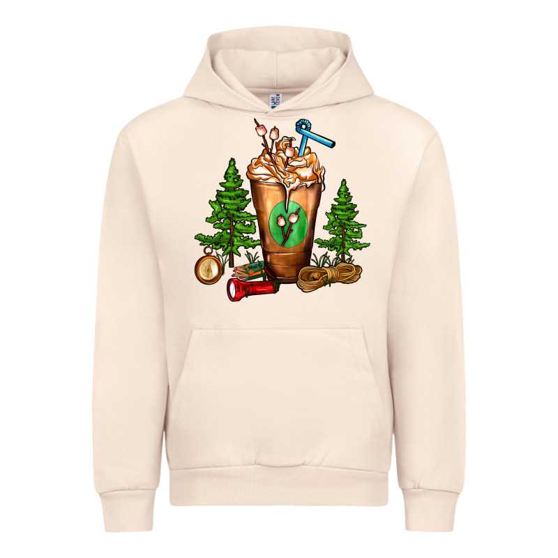 Camping Cold Drink Frappe Urban Hoodie by FaDigitalArtStudio | Teevron