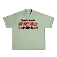 Oil Green loud and proud baseball mama Urban Heavy Tee - MaliasSmallBusiness