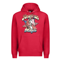 Cardinal American unicorn magic Premium Hoodie - HowdyJamesFarm