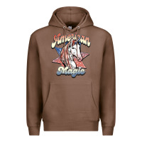 Chestnut American unicorn magic Premium Hoodie - HowdyJamesFarm
