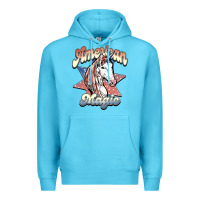Ocean Blue American unicorn magic Premium Hoodie - HowdyJamesFarm