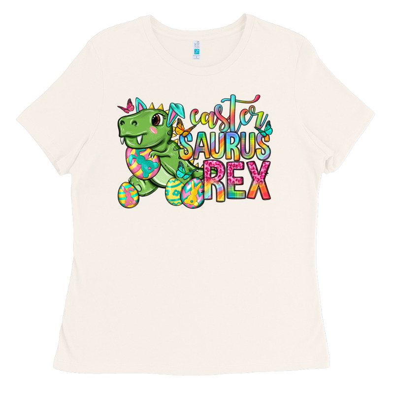 Easter Saurus Rex Easter Day Ladies Tee by Neo Western | Teevron
