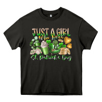 Asphalt Just a Girl who Loves Saint Patrick's Day Heavy Core Tee - RacoonDesign
