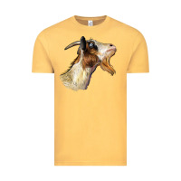 Vintage Mustard Tennessee Goat Head Vintage Tee - LillyAllenDesigns