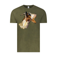 Vintage Olive Tennessee Goat Head Vintage Tee - LillyAllenDesigns