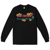 Black god fidence Long Sleeve Tee - MaliasSmallBusiness