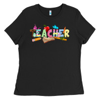 Black Easter Teacher Easter Day Ladies Tee - Neo Western