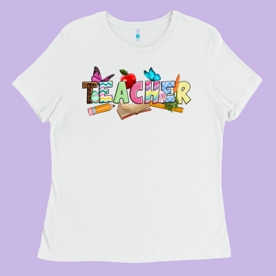 Easter Teacher Easter Day Ladies Tee Designed By Neo Western